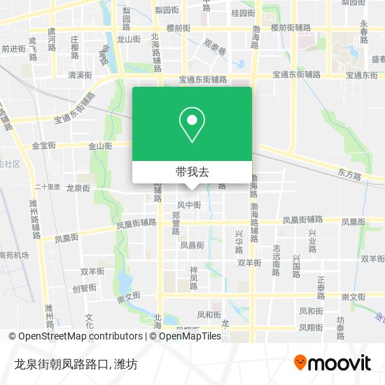 龙泉街朝凤路路口地图