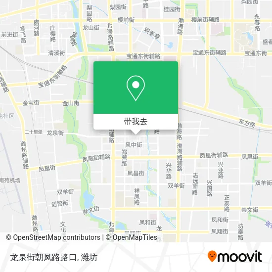 龙泉街朝凤路路口地图