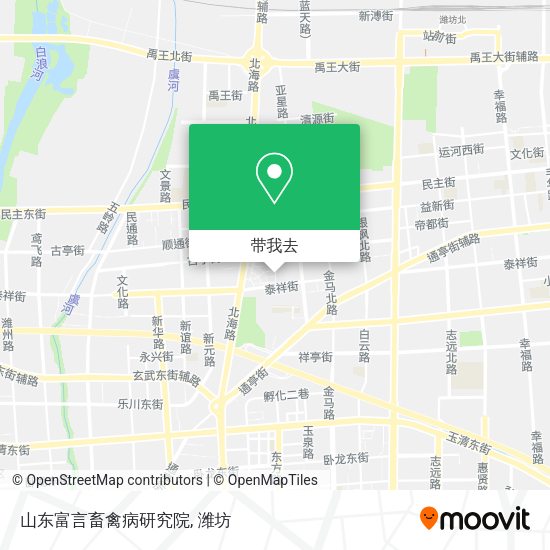 山东富言畜禽病研究院地图
