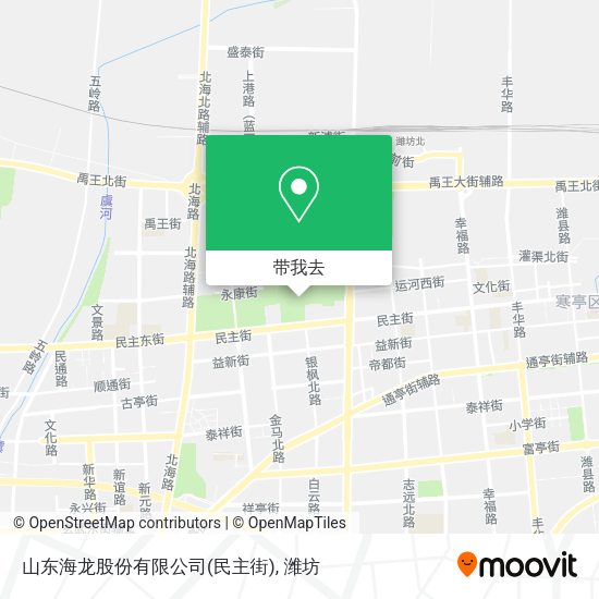 山东海龙股份有限公司(民主街)地图
