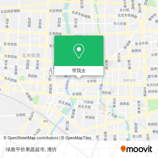 绿惠平价果蔬超市地图