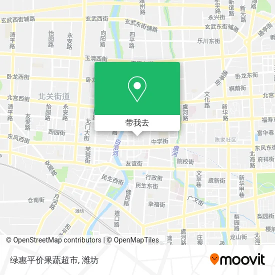 绿惠平价果蔬超市地图