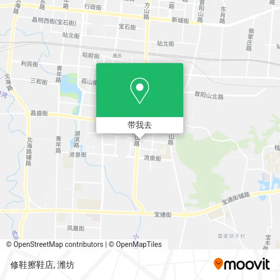 修鞋擦鞋店地图