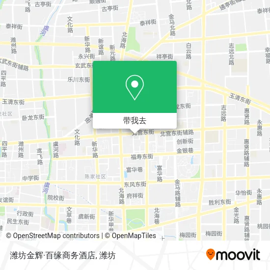 潍坊金辉·百缘商务酒店地图