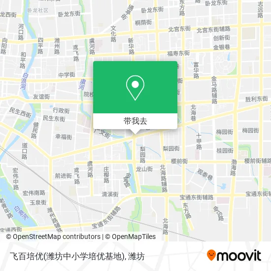 飞百培优(潍坊中小学培优基地)地图