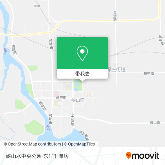 峡山水中央公园-东1门地图