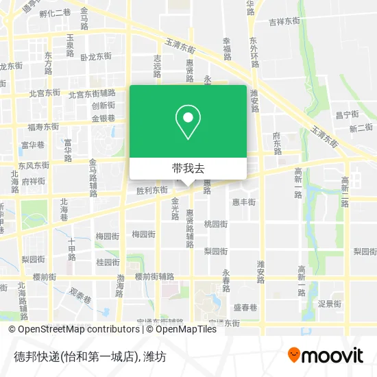德邦快递(怡和第一城店)地图