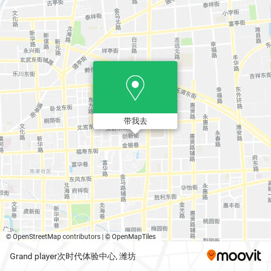 Grand player次时代体验中心地图