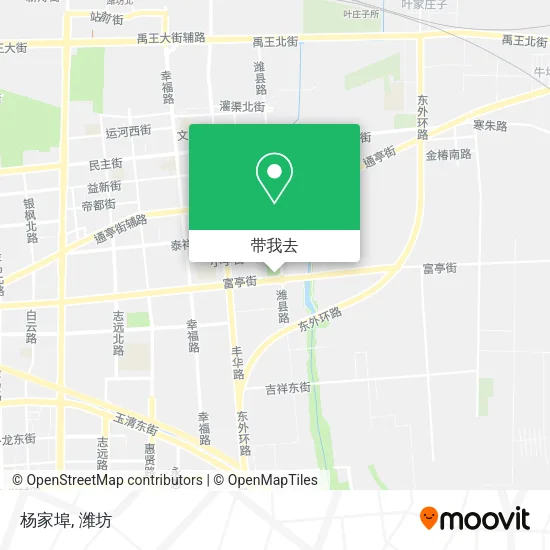 杨家埠地图