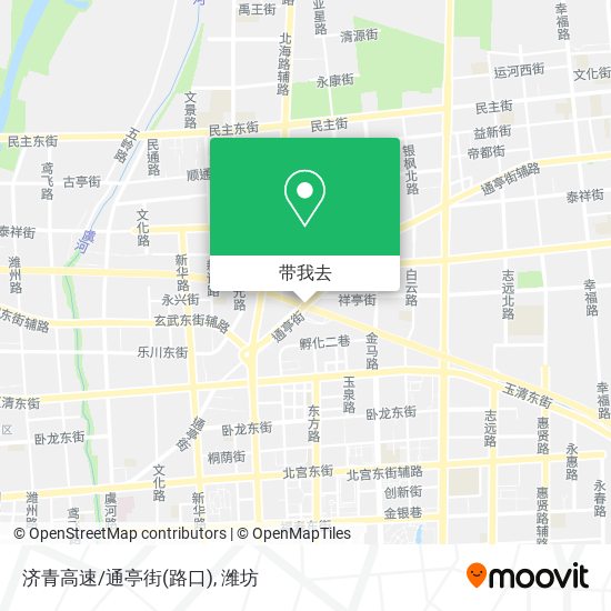济青高速/通亭街(路口)地图