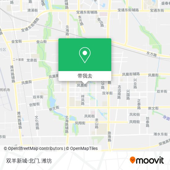 双羊新城-北门地图