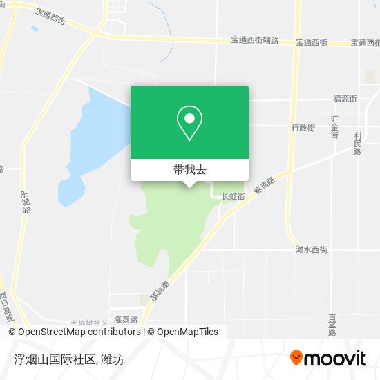 浮烟山国际社区地图