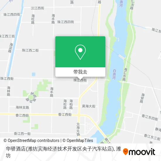 华驿酒店(潍坊滨海经济技术开发区央子汽车站店)地图