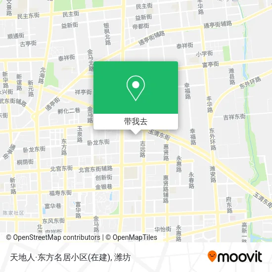 天地人·东方名居小区(在建)地图