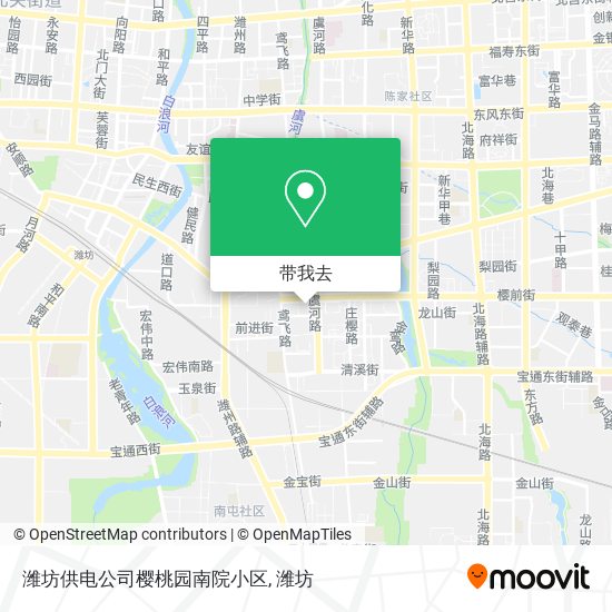 潍坊供电公司樱桃园南院小区地图