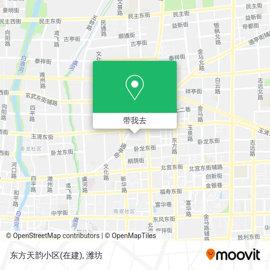 东方天韵小区(在建)地图