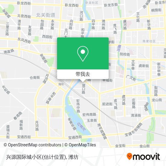 兴源国际城小区(估计位置)地图