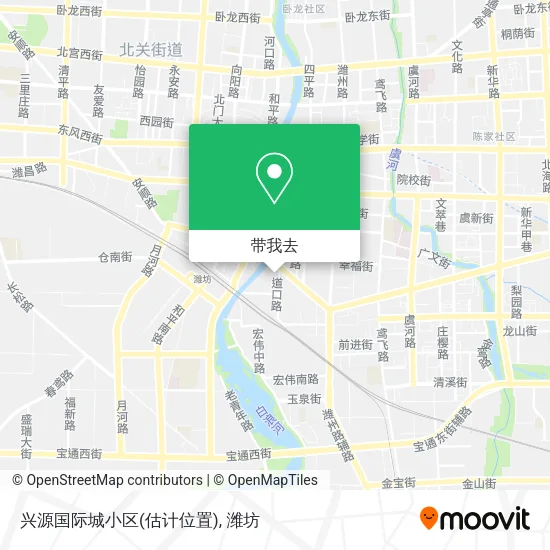兴源国际城小区(估计位置)地图