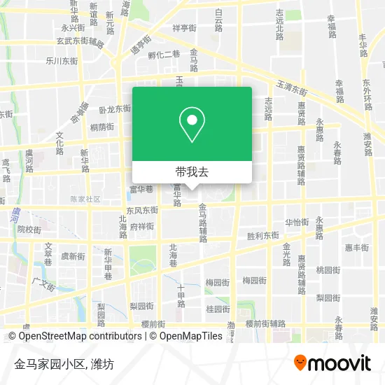金马家园小区地图
