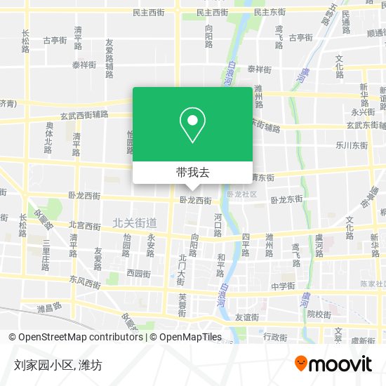 刘家园小区地图