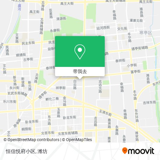 恒信悦府小区地图