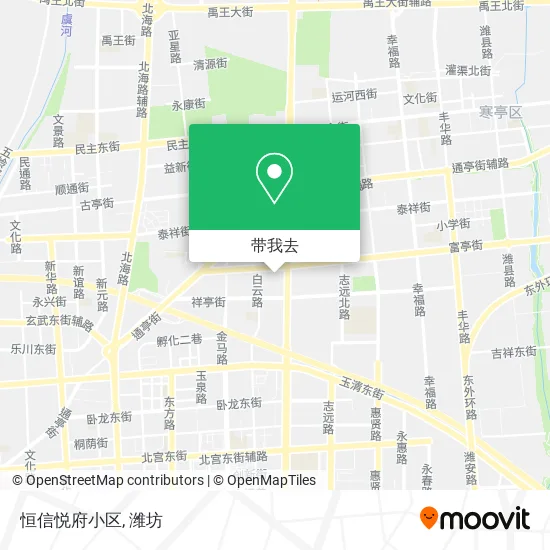 恒信悦府小区地图
