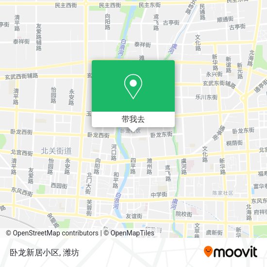 卧龙新居小区地图