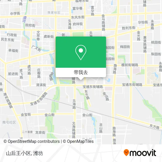 山后王小区地图