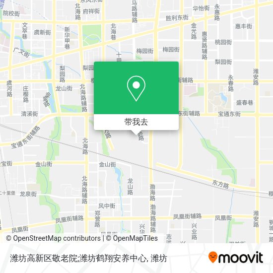 潍坊高新区敬老院;潍坊鹤翔安养中心地图