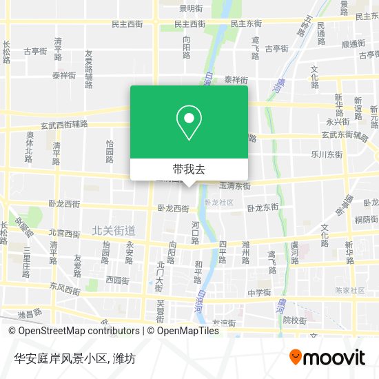 华安庭岸风景小区地图