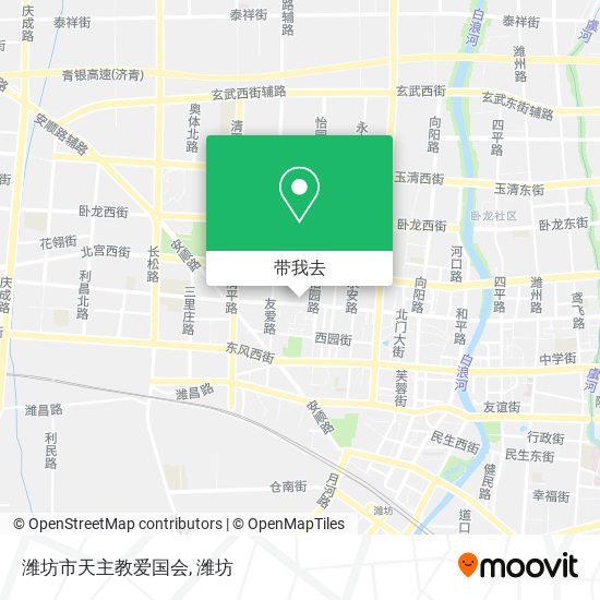 潍坊市天主教爱国会地图