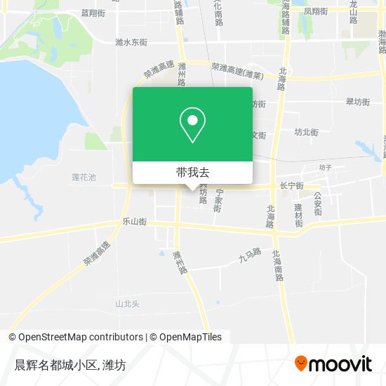 晨辉名都城小区地图