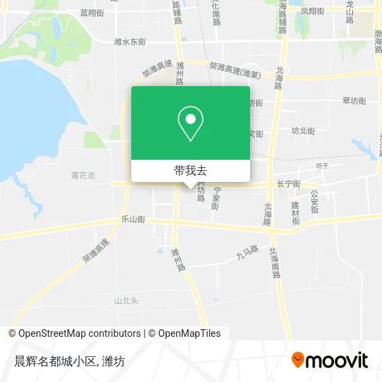 晨辉名都城小区地图
