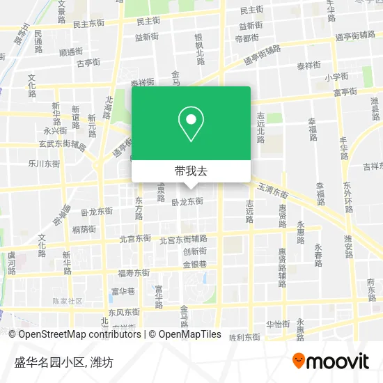 盛华名园小区地图