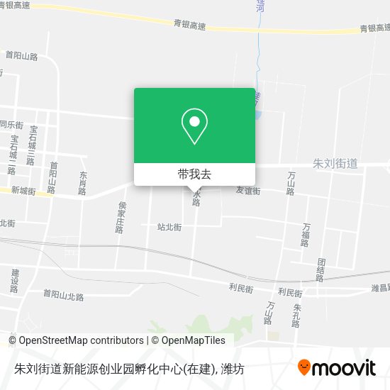 朱刘街道新能源创业园孵化中心(在建)地图