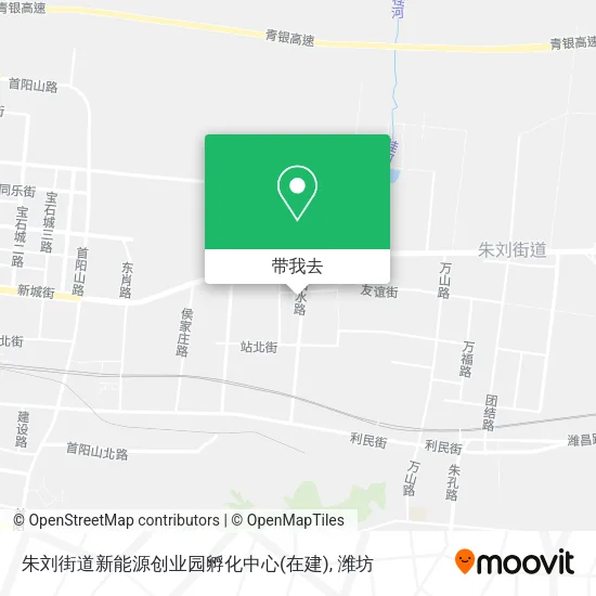 朱刘街道新能源创业园孵化中心(在建)地图