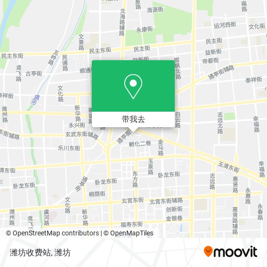 潍坊收费站地图