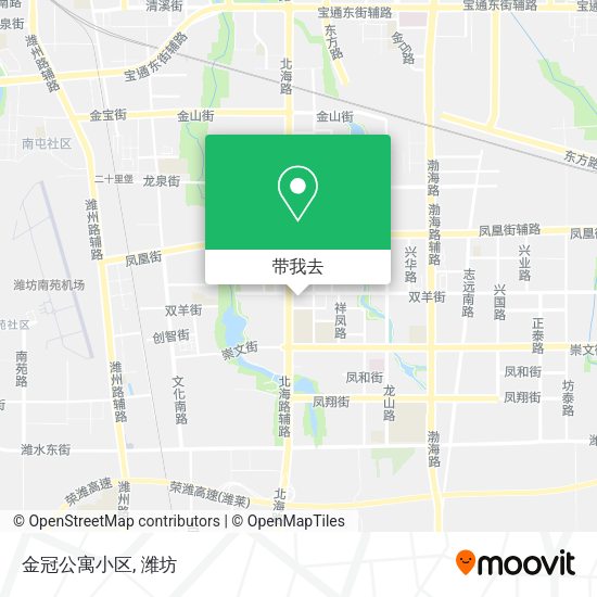 金冠公寓小区地图