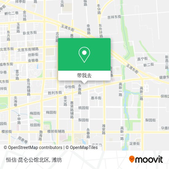 恒信·昆仑公馆北区地图