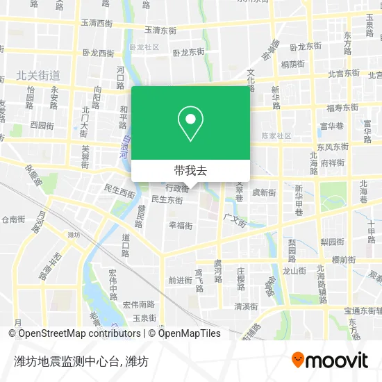 潍坊地震监测中心台地图