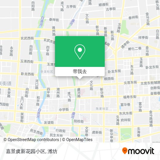 嘉景虞新花园小区地图