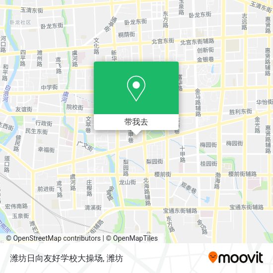 潍坊日向友好学校大操场地图