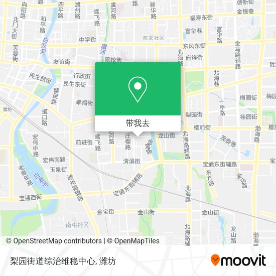 梨园街道综治维稳中心地图