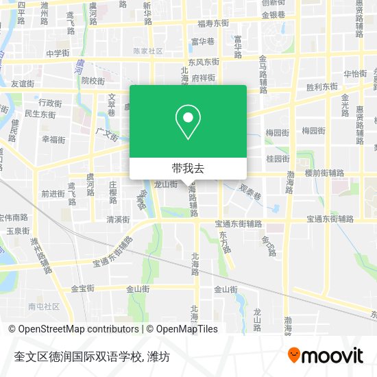 奎文区德润国际双语学校地图