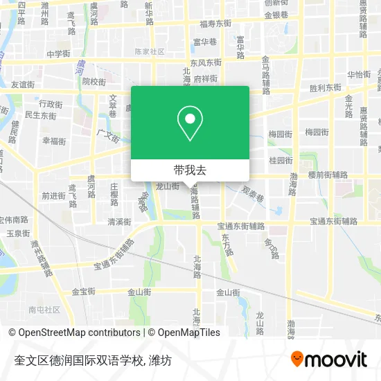奎文区德润国际双语学校地图