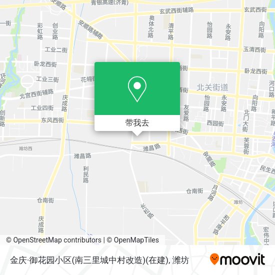 金庆·御花园小区(南三里城中村改造)(在建)地图