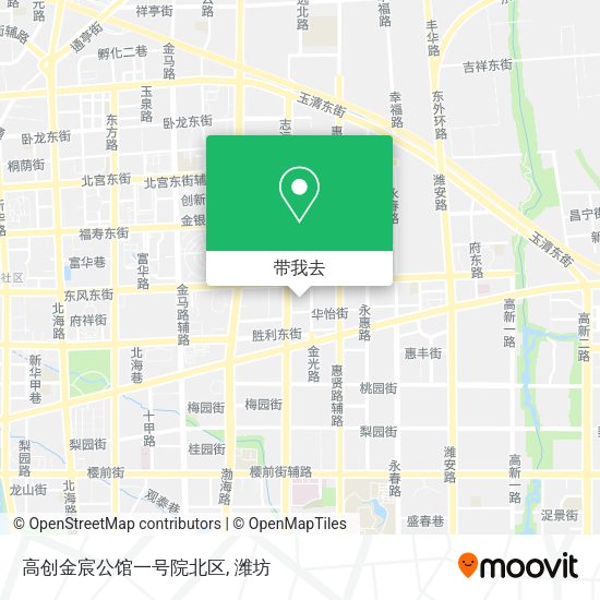 高创金宸公馆一号院北区地图