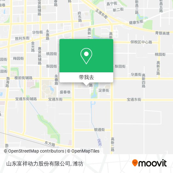 山东富祥动力股份有限公司地图