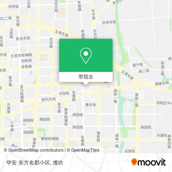 华安·东方名郡小区地图