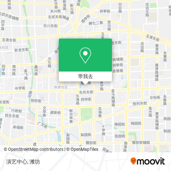 演艺中心地图